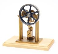 A model of a single cylinder industrial steam engine by G A Dimelow:,