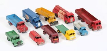Dinky, No 532 Leyland Comet, No 918 Guy Van 'Ever Ready', : No 421 Hindle Smart Helecs,