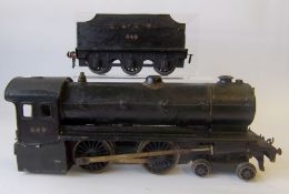 A Bassett-Lowke Enterprise O gauge 4-4-0 live steam locomotive, No 249,