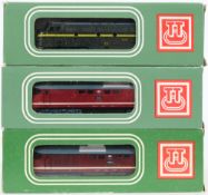 Berliner Bahnen, TT Gauge, two diesel locomotives No 1300078 in DB maroon livery:,