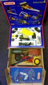 Meccano, evolution four part set: boxed, assorted base plates,