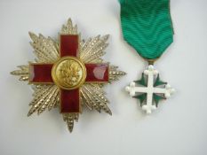 A Continental gilt and red enamel Order of St George,