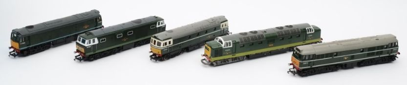 Hornby and Lima, a class 90 diesel locomotive No 9003 'Meld': in BR green livery,