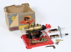 A Mamod S.E.2 horizontal live steam plant: together with accessories, boxed.