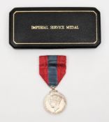 A George VI Imperial Service Medal: to Alfred George Brockington, cased.