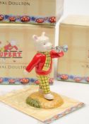 Rupert Bear- Three Royal Doulton Rupert Bear figures:, ' Bingo's huge firework',