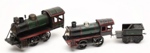 Karl Bub, Germany an 0-4-0 clockwork locomotive: lacks tender,