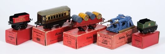 Hornby Series, Barrel Wagon: No 1 Pullman Coach, Hydraulic Buffer Stop,