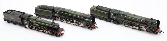 Hornby, A 4-6-0 locomotive No. 4930 'Hagley Hall':, with six wheel tender, in B.R.