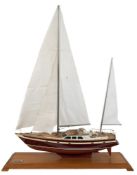 A builders scale model of the Jarrot 50' ketch 'Eirenikon' by M & L Yachts:,