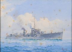W A Richards [19/20th Century]- H.M.T.B.4, Formerly Cricket Class Coastal Destroyer H.M.
