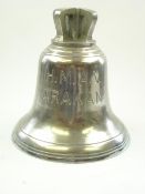 The ships bell from the logistic landing craft HMAV Arakan:,