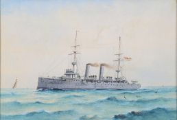 Attributed to Gaetano D'Esposito [1858-1911]- H.M.S.
