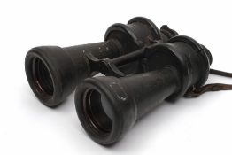 A pair of Third Reich period Kreigsmarine 7 x 50 binoculars by Ernst Leitz GmbH, Wetzlar:,