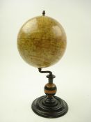 A 6 inch 'Bacon's School Globe', by G W Bacon & Co Ltd, London:,
