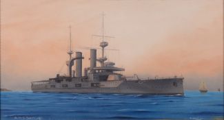 W. Herbert [early 20th Century]- H.M.S Invincible; H.M.