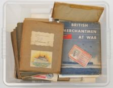 Of British and Dutch Merchant Navy Interest - A collection of books and ephemera collected by