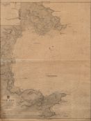 After Captain Sheringham, Lt Cox & Mr Taylor- An 1852 Hydrographic Office coastal chart of Tor Bay,