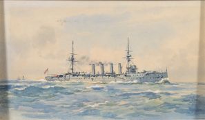 * Frank Watson Wood [1862-1953]- H.M.S. Hampshire.