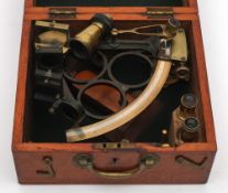 An 8 inch vernier sextant by Frodsham and Keen, Liverpool:,