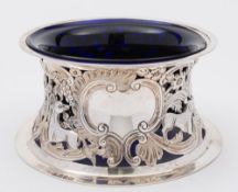 An Edward VII Irish silver dish ring maker West & Sons, Dublin,
