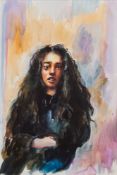 * Robert O Lenkiewicz [1941-2002] - Study of Laila,