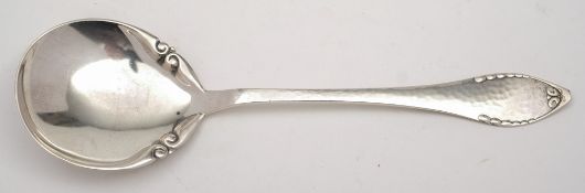 A George v Danish silver spoon, maker Christian Heisse, Copenhagen, 1927: inscribed,