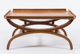 E Kann & Co Ltd - A 1970's 'Tecta' teak finish rectangular tray top table:,