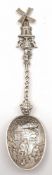 A Dutch silver spoon,