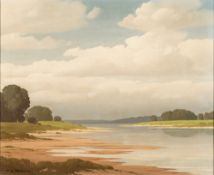 * Pierre De Clausade [1910 - 1976]- Sur La Loire,