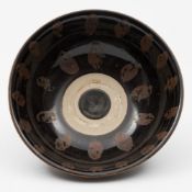 A Chinese Henan bowl: with flared rim and unglazed footrim,