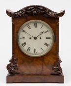 A William IV mahogany bracket clock: the eight-day duration,