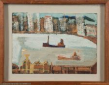 * Patrick Hayman [1915-1988]- Summer by the River, 1962:- signed top right signed,