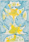 * Eileen Agar [1904-1997]- Spring Song:- signed bottom right mixed media on paper 42 x 29.5cm.