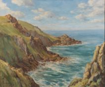 William F Piper [20th Century]- Pendour Cove,