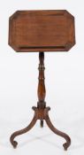 A Regency mahogany reading stand:,