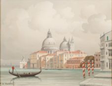 * Pierre De Clausade [1910-1976]- Grand Canal Venice,