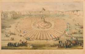 CAMBRIDGE : ' A View of the Grand Fete on Parker's Piece, Cambridge, to celebrate the Coronation ...