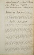 ZEAL MONACHORM : Manuscript tithe book - ' Apportionment of the Rent Charged in lieu