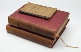 BUCKLAND, William - Geology and Mineralogy : 2 vols, folding plates, org.