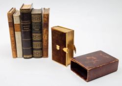 BIBLE : The Holy Bible - velvet with brass clasp and edges in worn slipcase, Diamond 24s, Oxford,