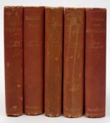 AUSTEN, Jane - ( Novels ) : 6 vols. in 5, illustrated by Hugh Thomson & Charles Brock, org.