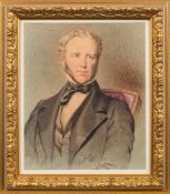 John Botterill [1817-1881]- A portrait of Mr Haig:- bust-length seated,