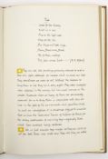 CALLIGRAPHY : Manuscript titled ' Toys,' by Avril K.