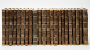 SCOTT, Sir Walter - Oeuvres : 22 vols, half morocco rubbed, 8vo, Paris, 1837.