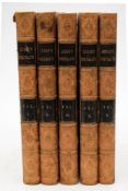 LODGE, Edmund - Portraits of Illustrious Personages of Great Britain : 5 vols, engraved plates,