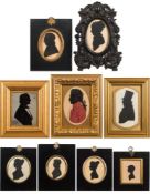 A silhouette miniature of Mozart:,