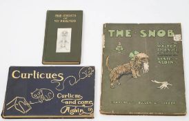 ALDIN, Cecil [illustrator] - The Snob : colour plates, org. pictorial boards rubbed, 4to, 1904.