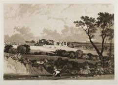 A set of four aquatints after Turner by G Sadler.