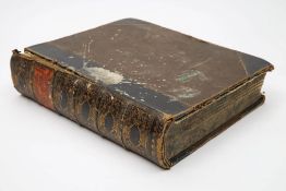 WRIGHT, Lewis - The Illustrated Book of Poultry : 50 chromo-lithograph plates, half calf spine torn,